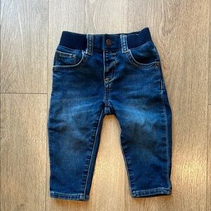 Kids Denim Jeans with Navy Waistband